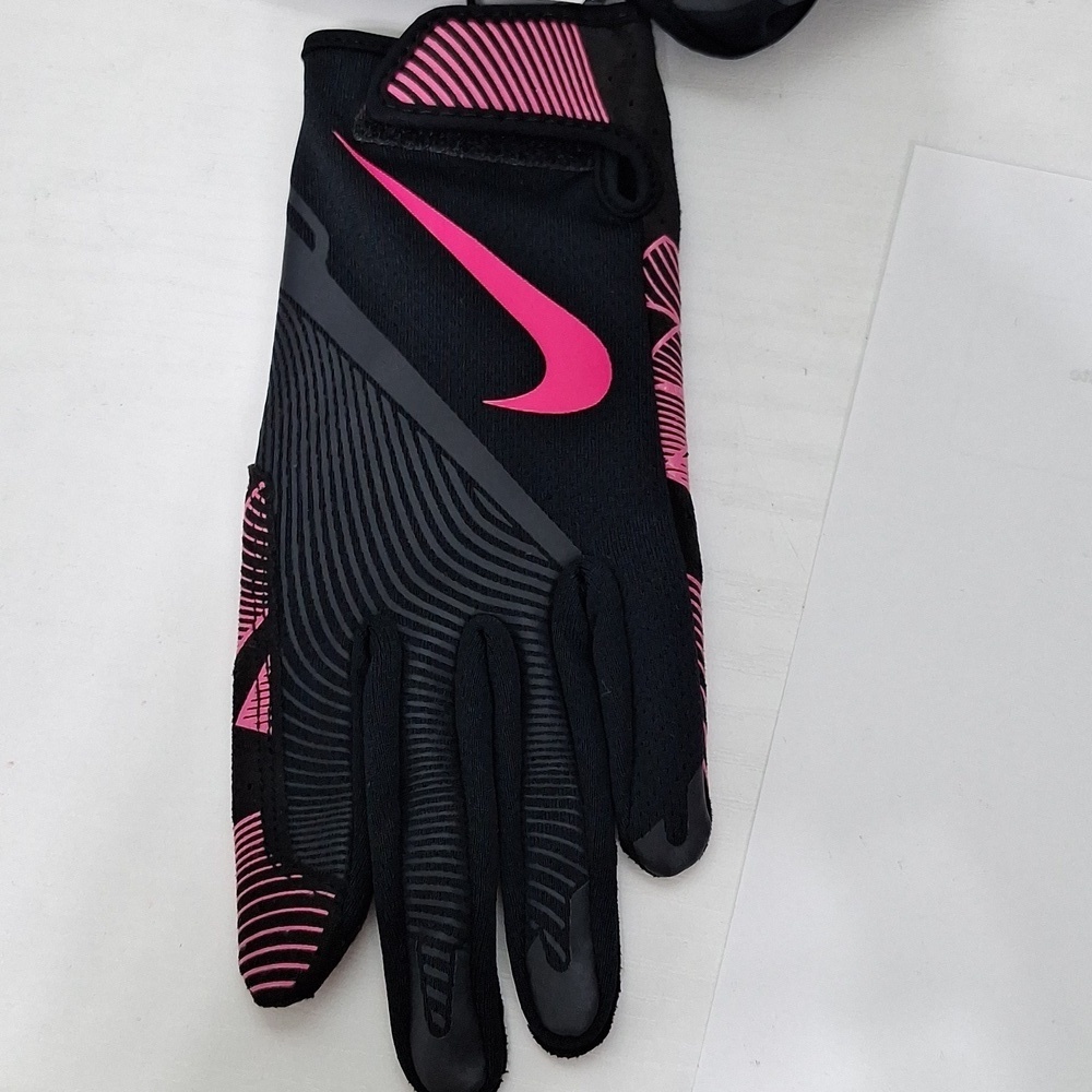 Nike "NEW" Women's Black Pink Lunatic Speed Cross Training Sports Gloves Size S